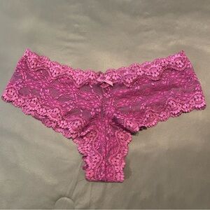 Victoria's Secret The Lacie Cheeky Hipster Purple💕💕 All Over Lace